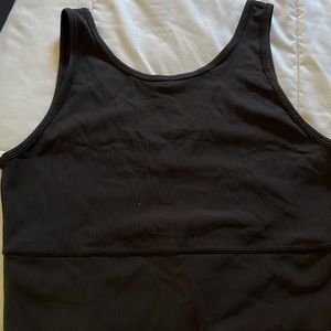 Lululemon Power Pivot Tank Size 14 Black